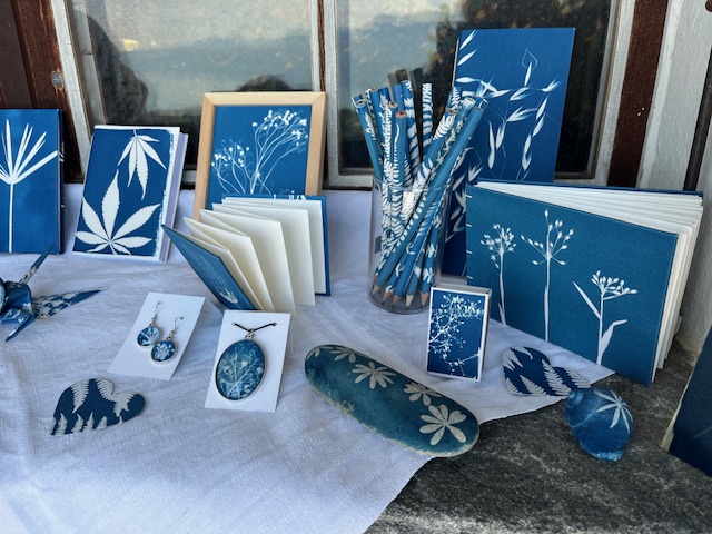 Un enchanteur atelier de cyanotype avec Irène Collaud